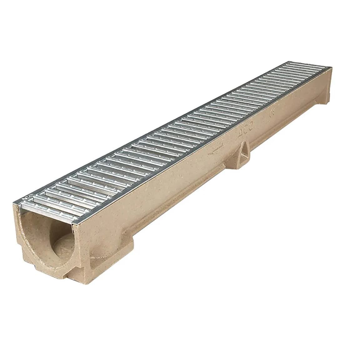 Aco Raindrain Plus Channel 1M Galv Grating