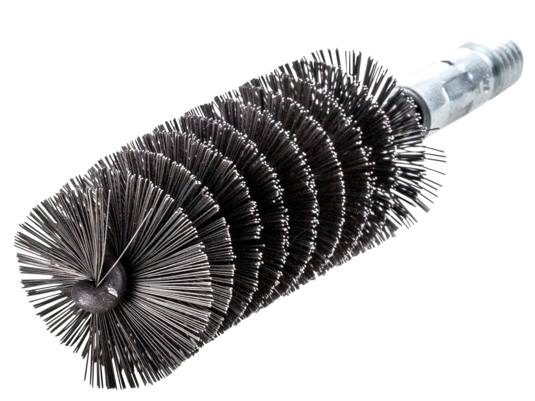 Lessmann Threaded Tube Brush 30mm Steel Wire 506.13