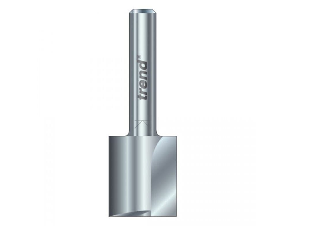 Trend 3/21 x 1/4 HSS Two Flute Cutter 6.3 x 28mm 3/21X1/4HSS
