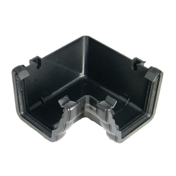 FloPlast Cast Iron Effect Ogee Gutter Internal Angle - 90 Degree x 110mm x 80mm