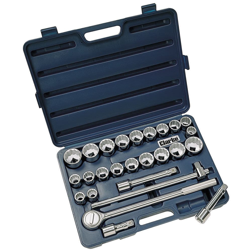 Clarke 1801263 Cht263 26 Piece 3/4 Drive Socket Set
