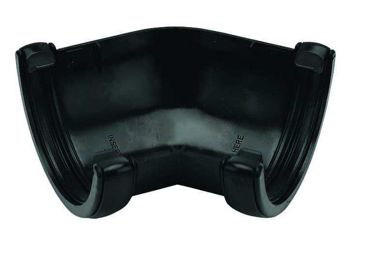 Floplast 112Mm Black 135* Angle RA2B
