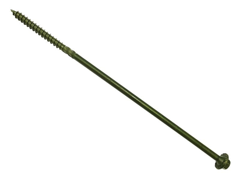 Forgefix 20TF200 Timber Fixing Screws Green Treated 6.3 X 200Mm Bag 20