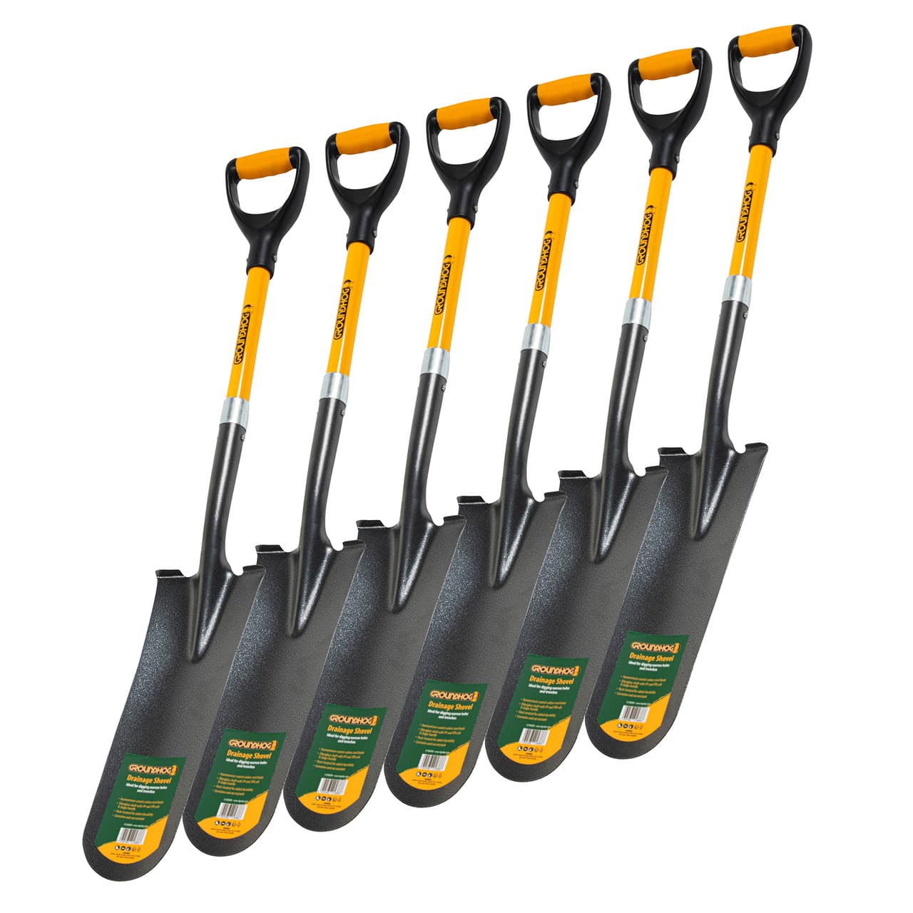 Groundhog G1300009-6 Drainage Shovel (Pack Of 6) XTR-G1300009-6