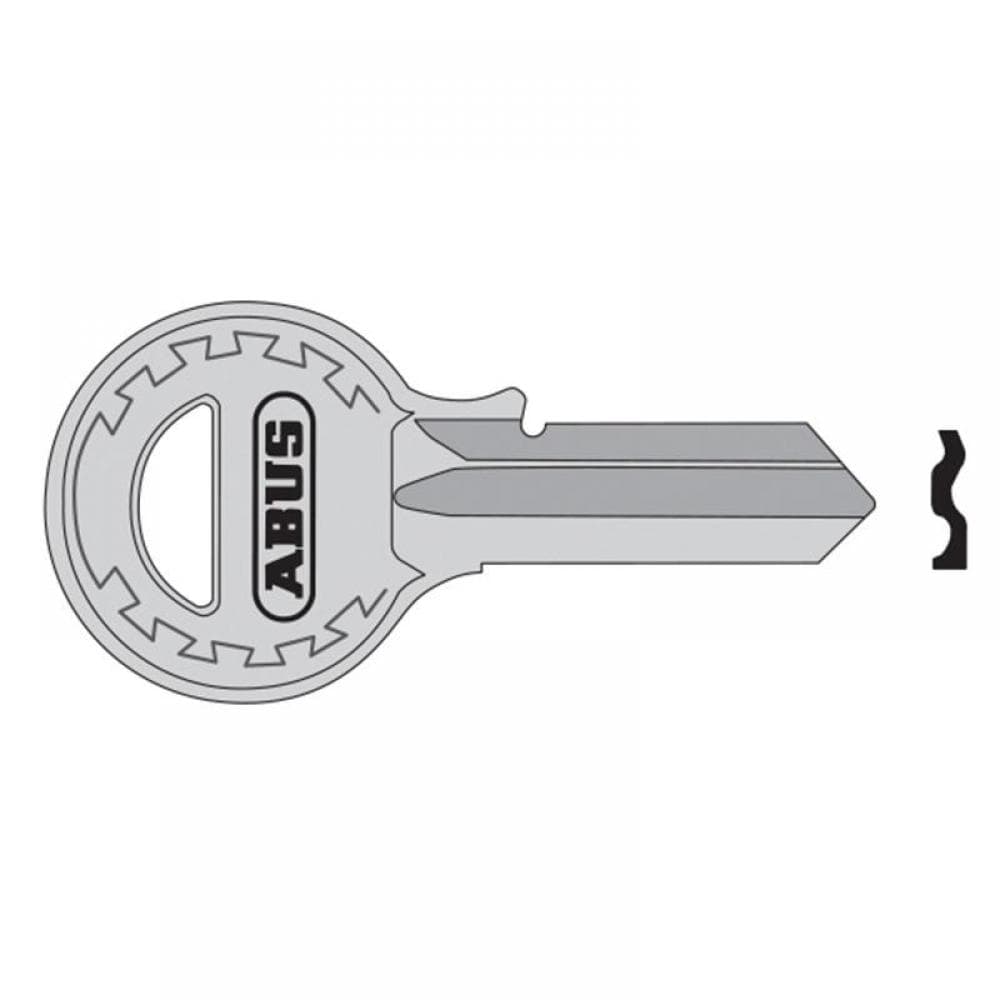 Abus Mechanical 00682 T84/40 40Mm Left Hand Key Blank 08682