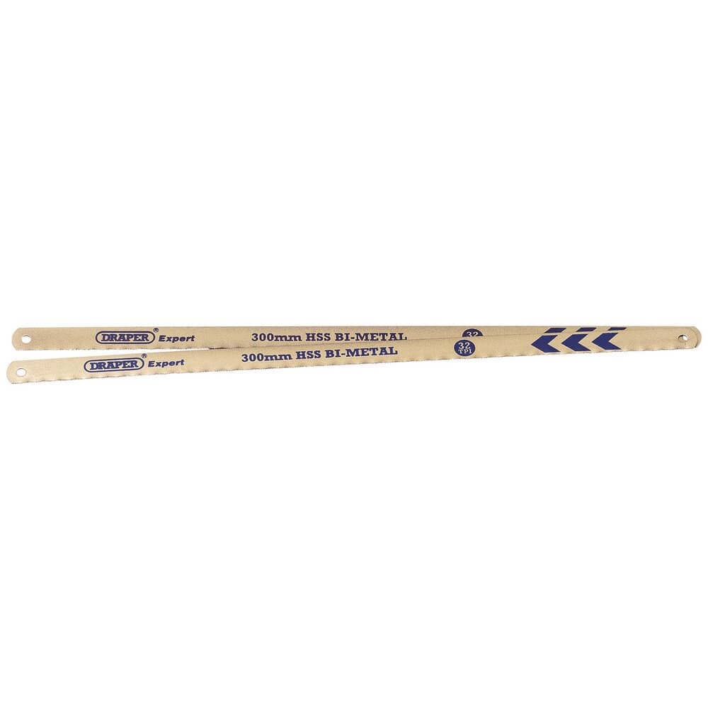 Draper Expert 38265 Bi-Metal Hacksaw Blades 300Mm 32Tpi (Pack Of 2) per card