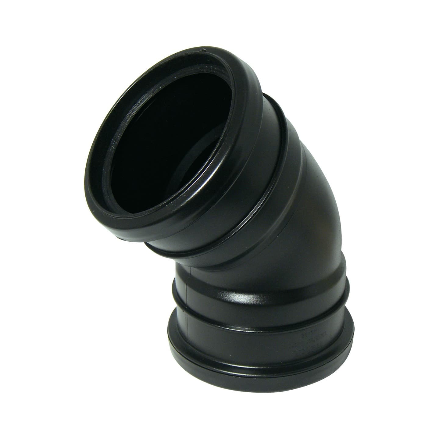 Floplast 110Mm Black 135* Bend Ds SP563B