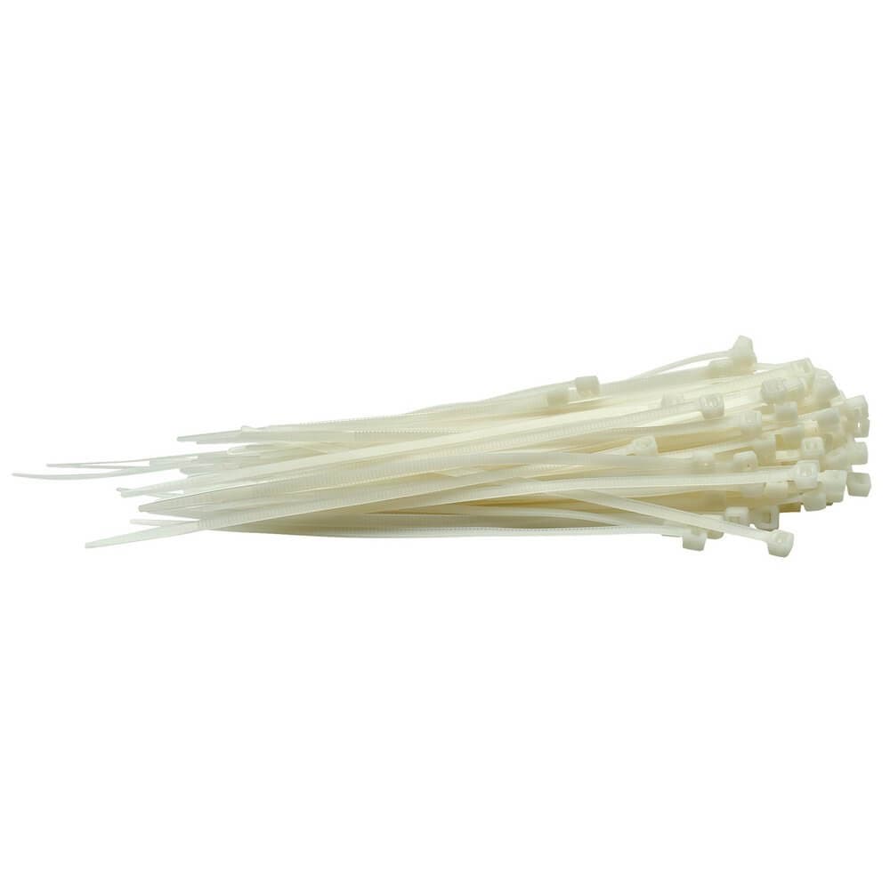 Draper 70392 Cable Ties 3.6 X 150Mm White (Pack Of 100) each