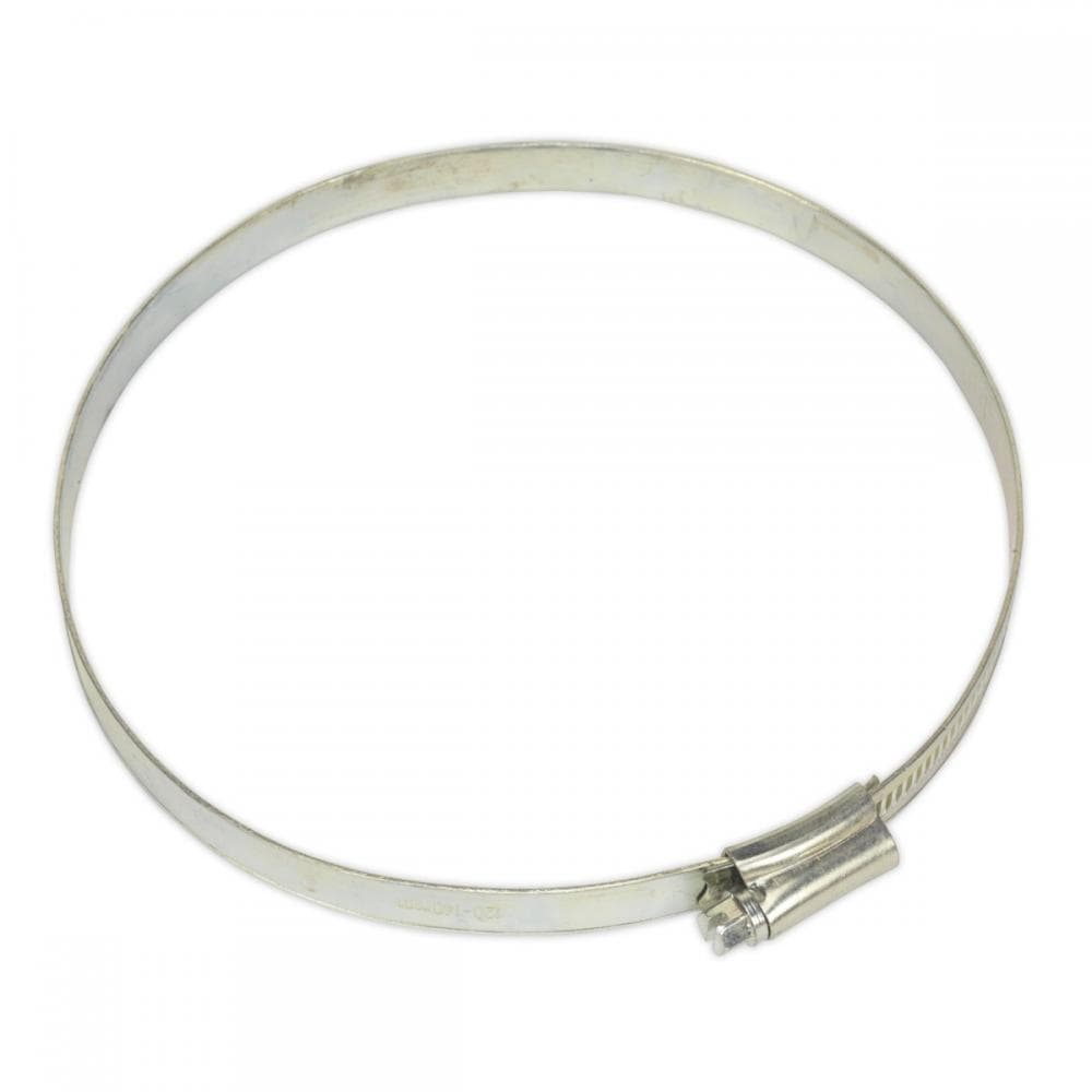 Sealey SHC6 Hose Clip Zinc Plated Ø120-140Mm Pack Of 10