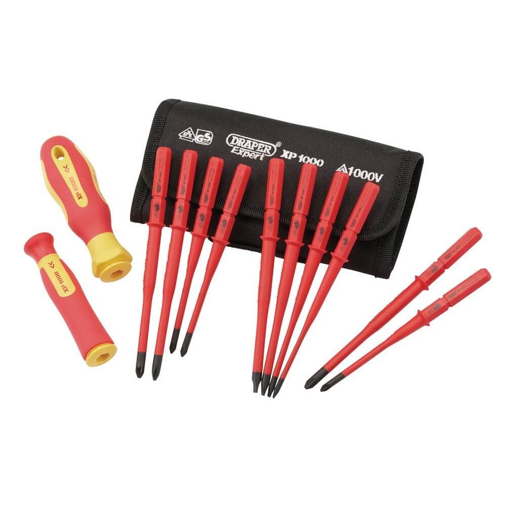 Xp1000 70867 Vde Slimline Interchangeable Screwdriver Set (12 Piece) per set 1