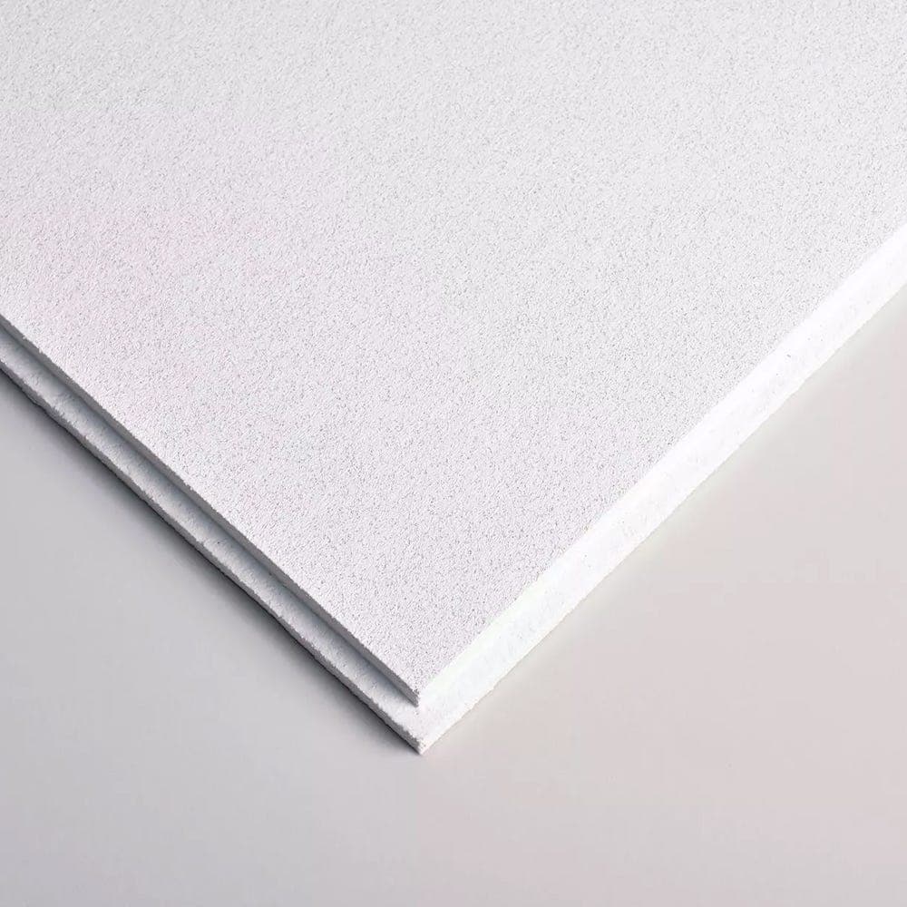 Zentia Armstrong Serene hA Ceiling Tiles Tegular15 90 Edge 600mm x 600mm - Pack of 16 | 5.76m2 - BP4202M4B
