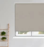 Ex-lite Rb Light Grey Battery Powered Roller Blinds PVC