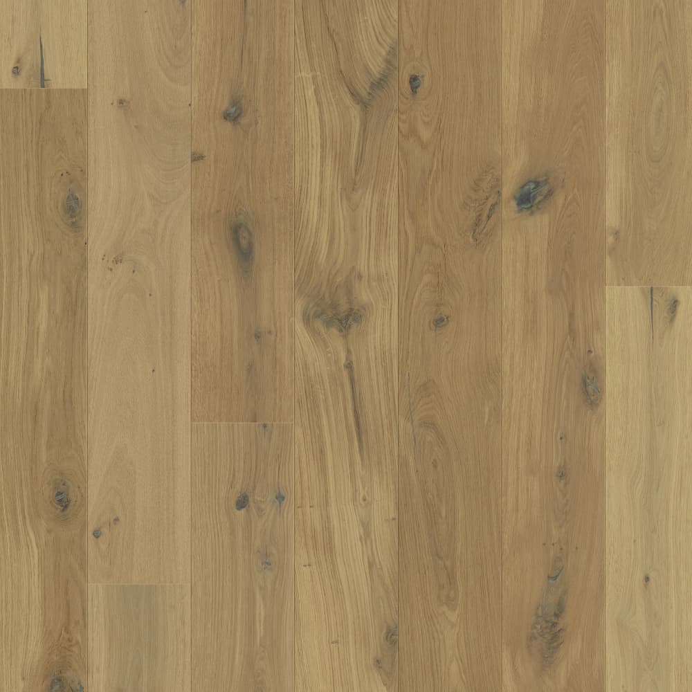 Elka Brown Unilin Waterproof Oak Wood H20 Banna Flooring, 13x190x1820mm