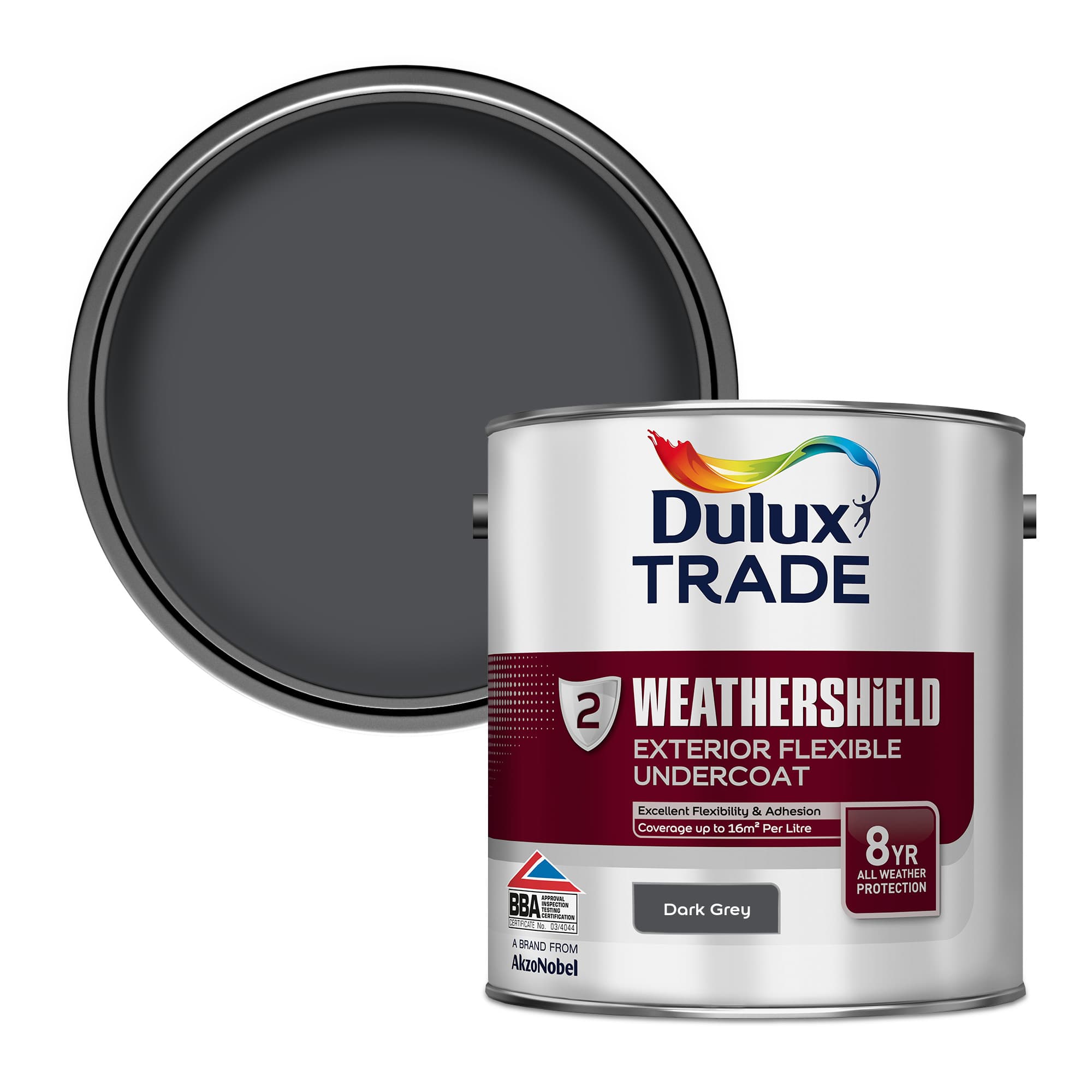Dulux Paint Weathershield External Undercoat Dark Grey 2.5L