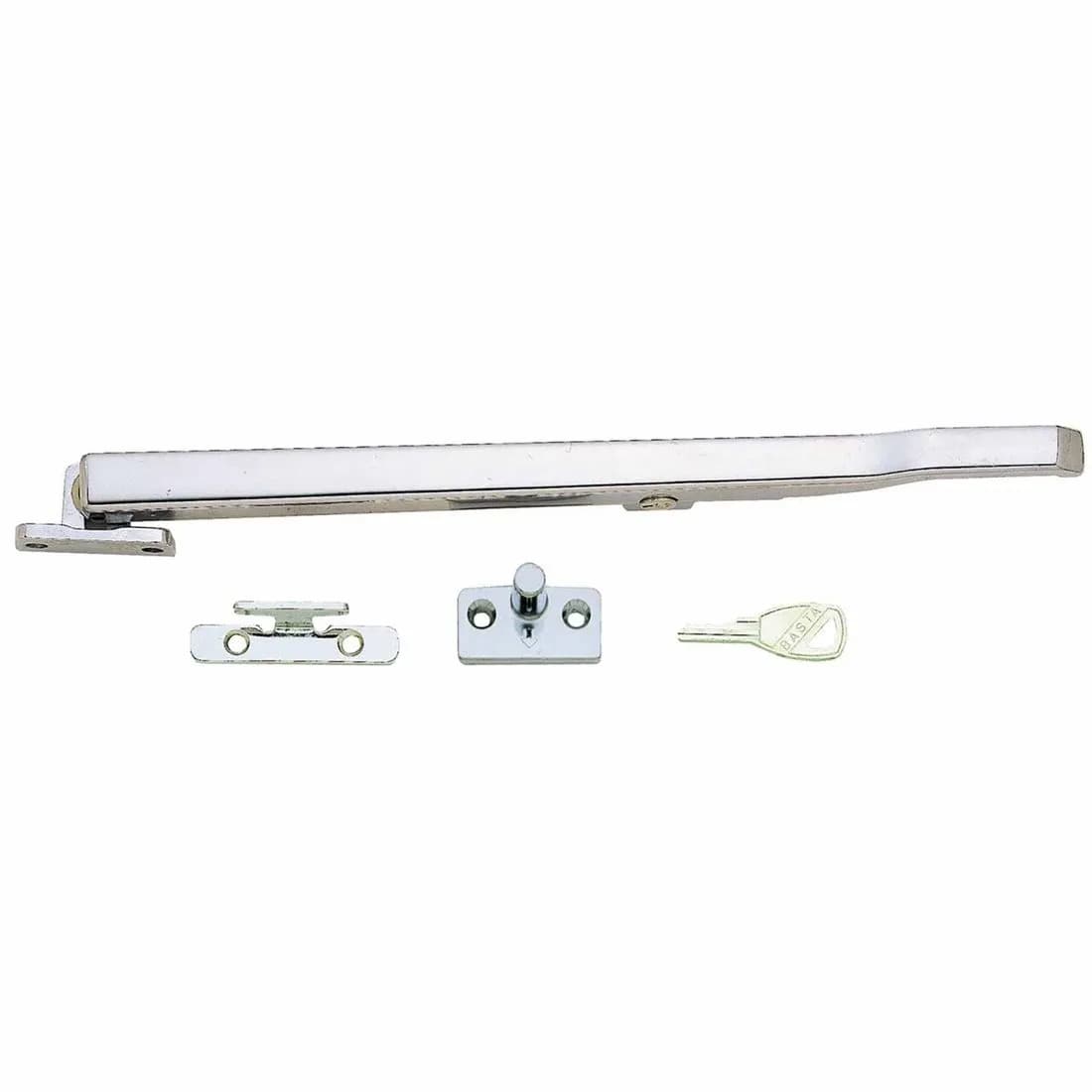 Modern Locking Stay Polished Chrome