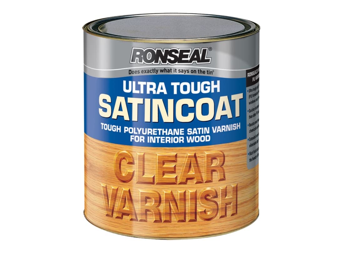 Ronseal Satincoat Interior Clear Varnish 750ml 09055