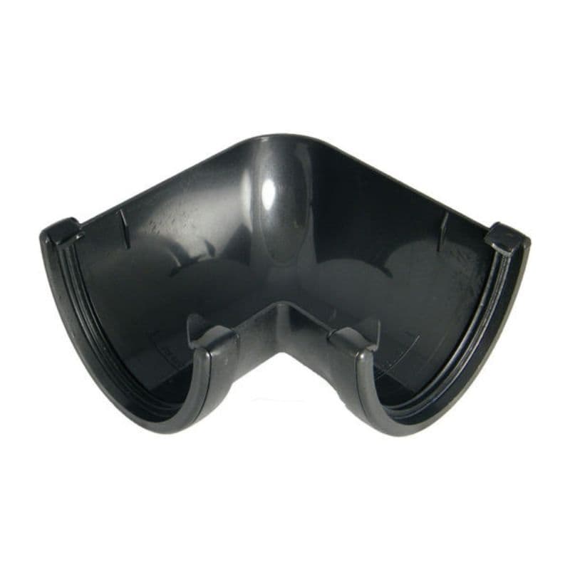 FloPlast Cast Iron Effect Deepflow/ Hi-Cap Gutter Angle - 90 Degree x 115mm