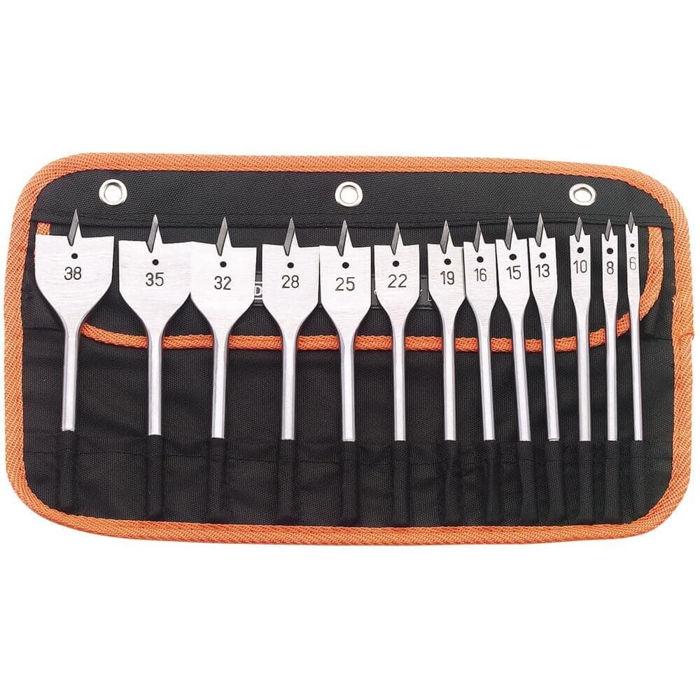 Draper 82634 Flat Wood Bit Set (13 Piece) per set