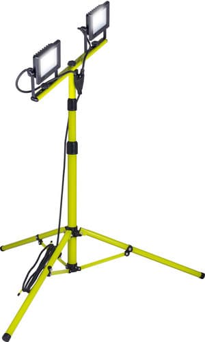 Eco Tripod Black Twin 1600Lm 2X20W 5000K - Uk Plug EFLDTT20B50-05