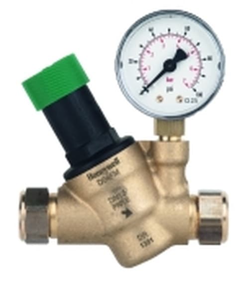 Honeywell 22Mm Pressure Reducing Valve With Gauge D04Fm-3/4Zgc HWPRV22