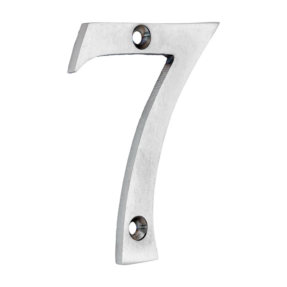 Timco Door Numeral 7 - Satin Chrome TIMpac 1 200486P