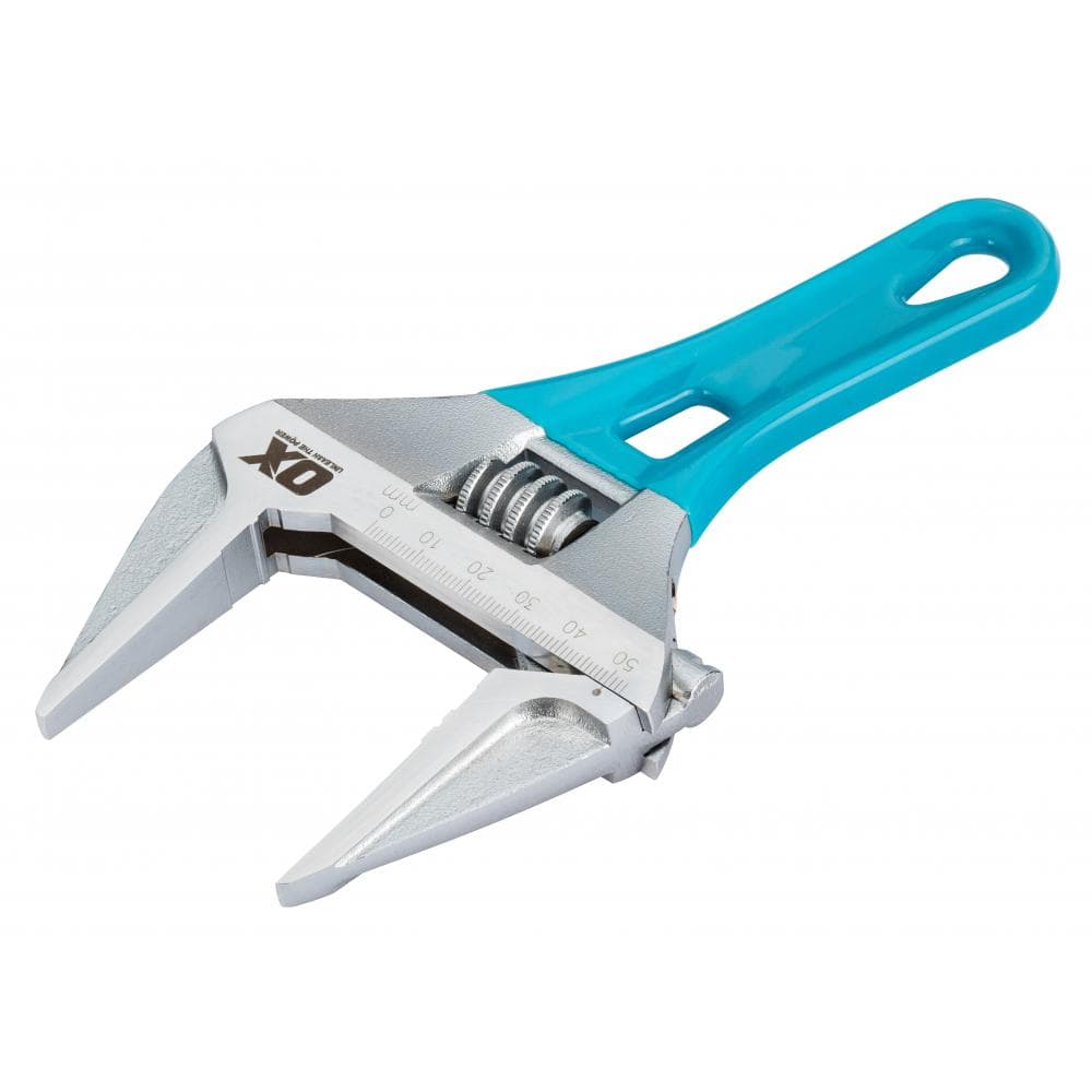 Ox Tools OX-P560507 Ox Pro Series Adjustable Stubby Wrench Extra Wide Jaw 7” (180Mm) EA