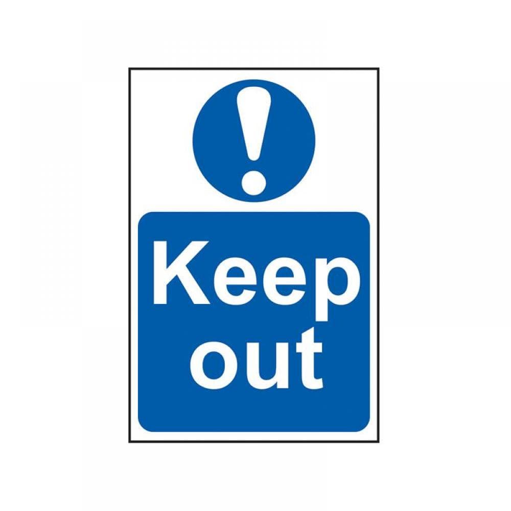 Scan 0255 Keep Out - Pvc Sign 200 X 300Mm
