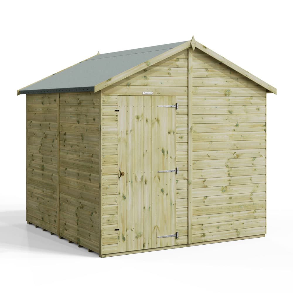 Powersheds 8x8 Premium Powersheds Apex No Windows