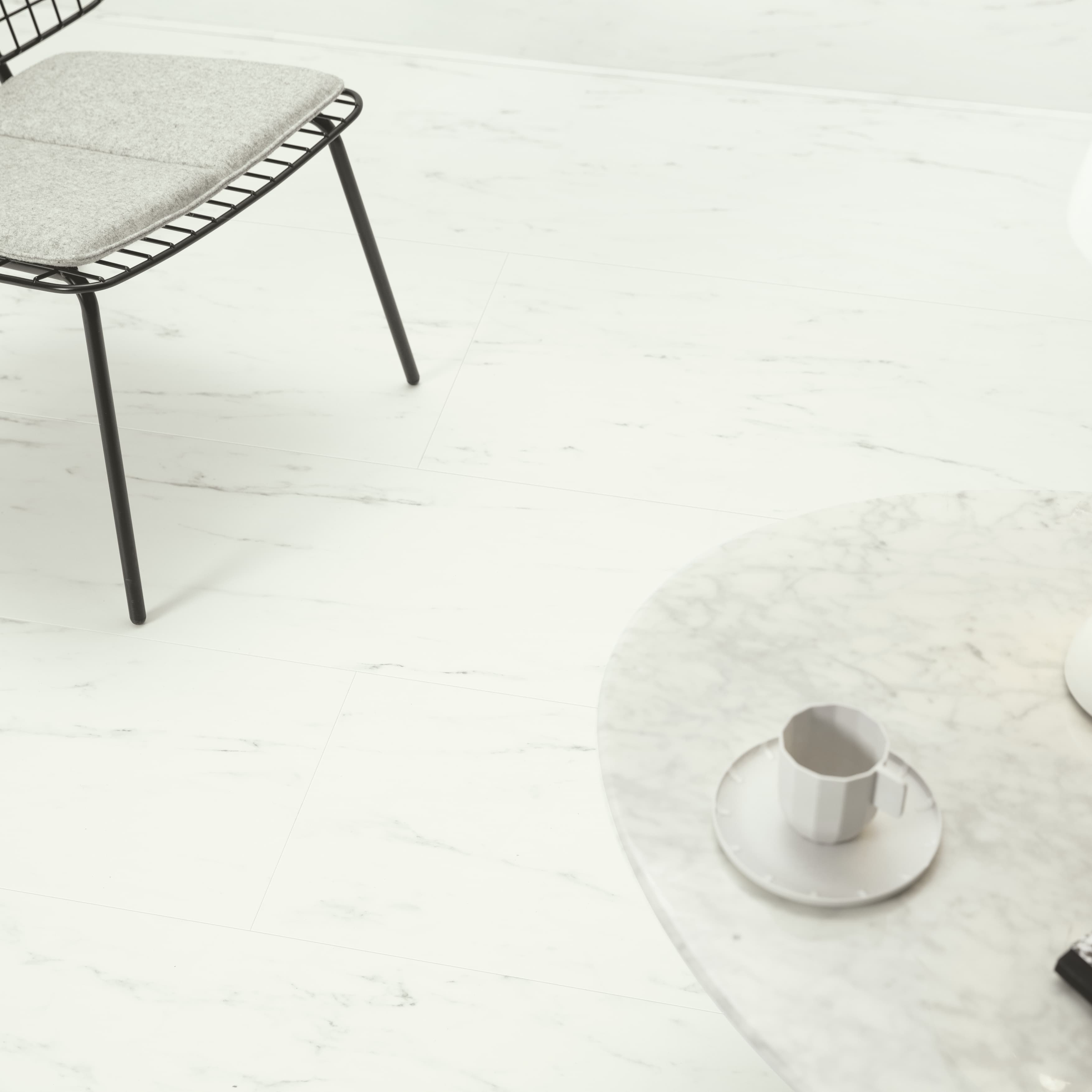Quick-Step Alpha Vinyl Marble Carrara White Flooring 1.848 M2