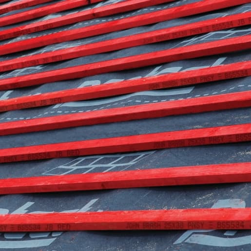 John Brash BS5534 Red Graded Treated Timber Roofing Batten 25mm x 50mm x 4.8m