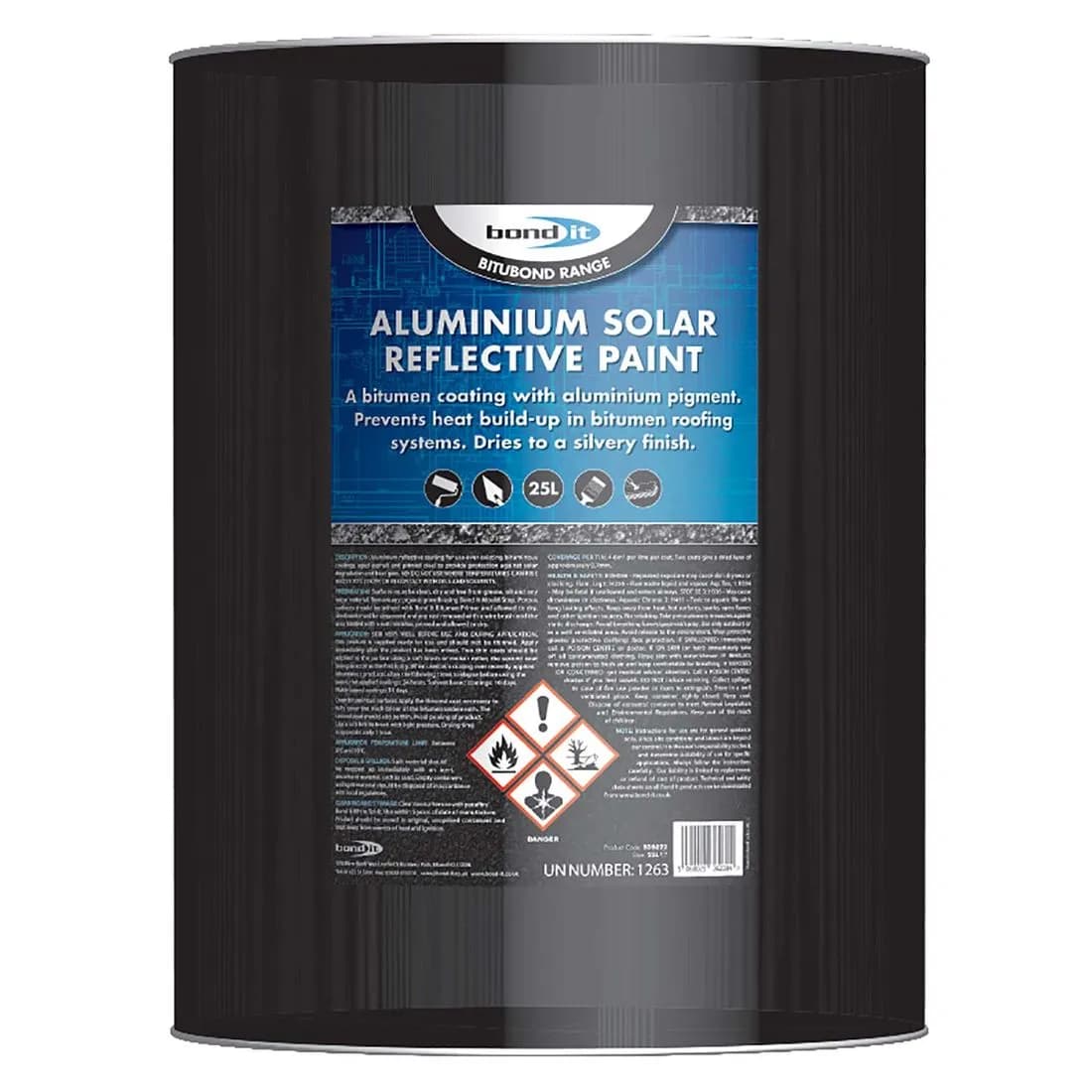 Bitubond Solar Reflective Paint Silver 25L