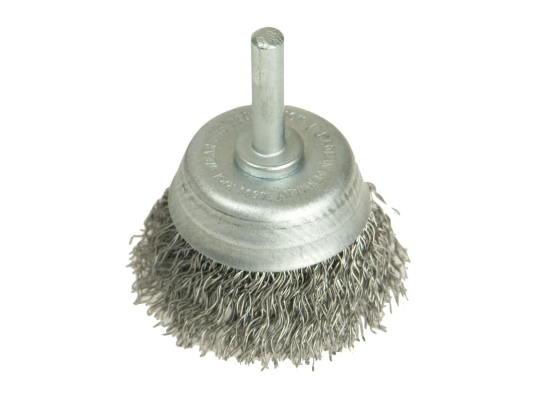 Lessmann DIY Cup Brush with Shank 50mm, 0.35 Steel Wire 430.123.EP
