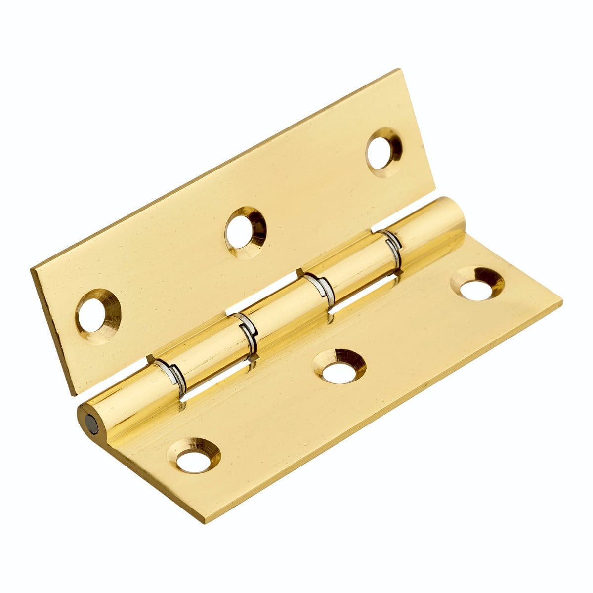 Washered Butt Hinge - 76x51mm - Polished Brass - Pair - Hardware Solutions