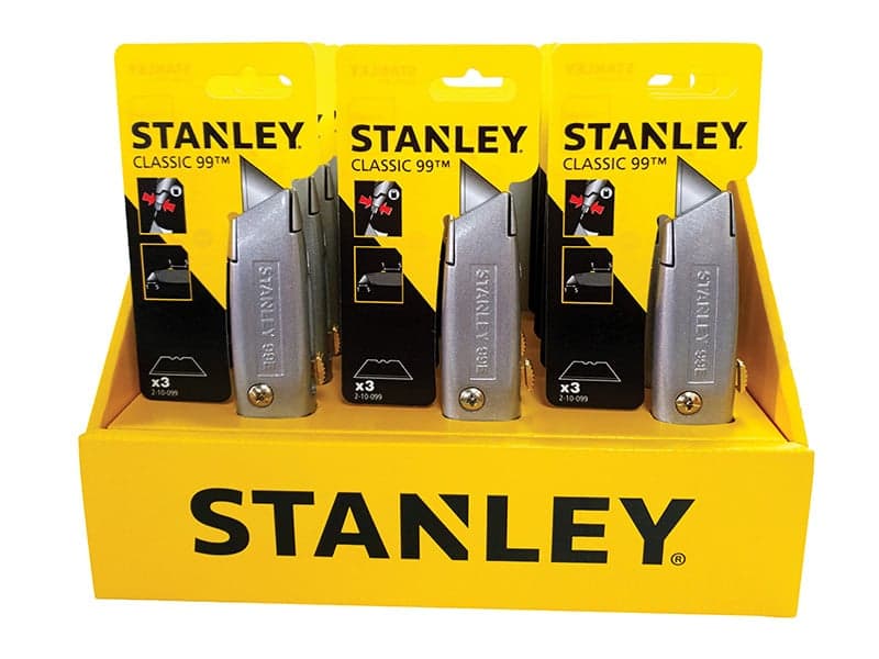 Stanley® STHT10099-9 99E Counter Display Of 12 Knives