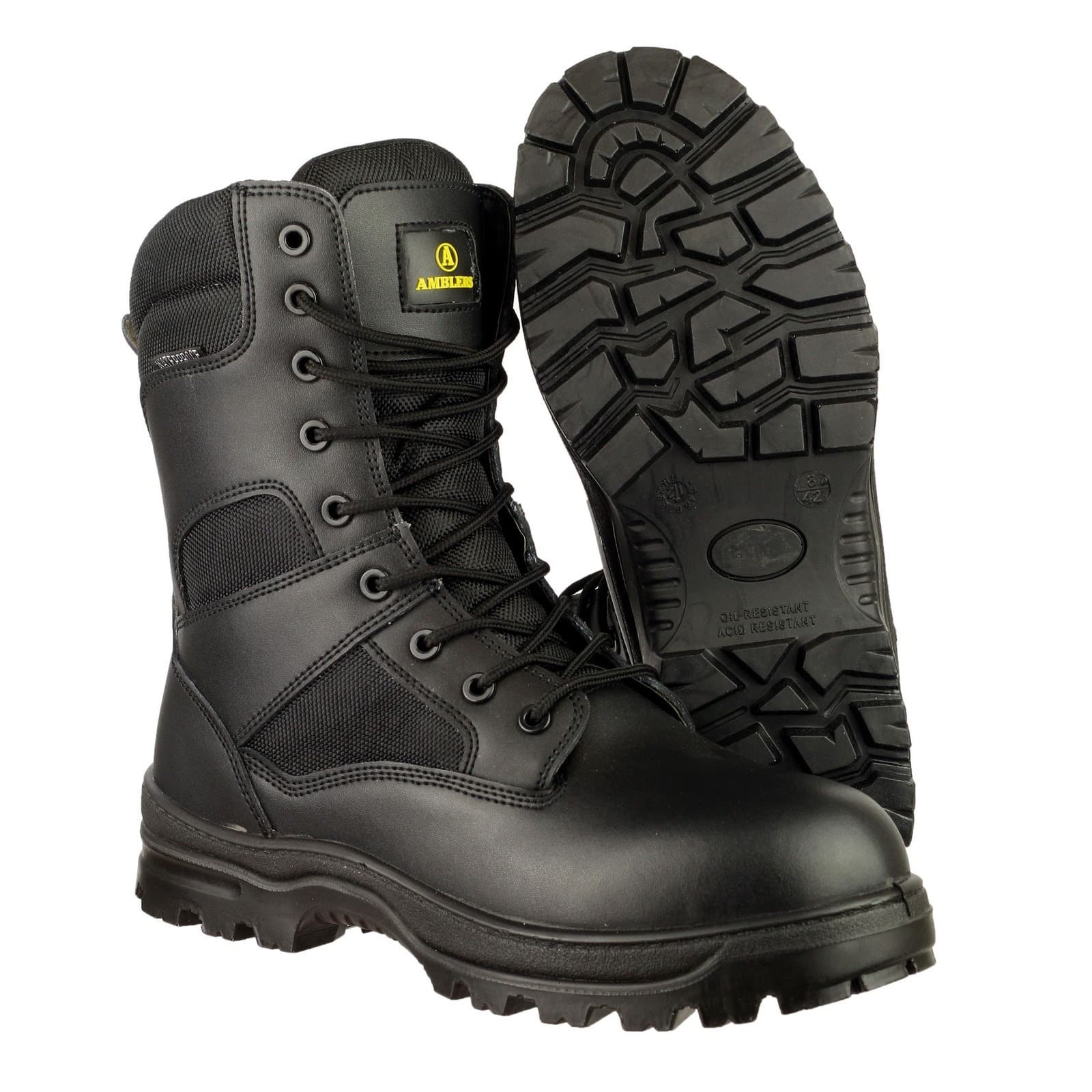 Amblers Safety Combat Hi-Leg Waterproof Metal Free Boot Size 8 20417-32260-08
