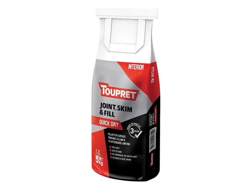 Toupret FGBJSR05GB Quick Dry Joint Skim & Fill 5Kg