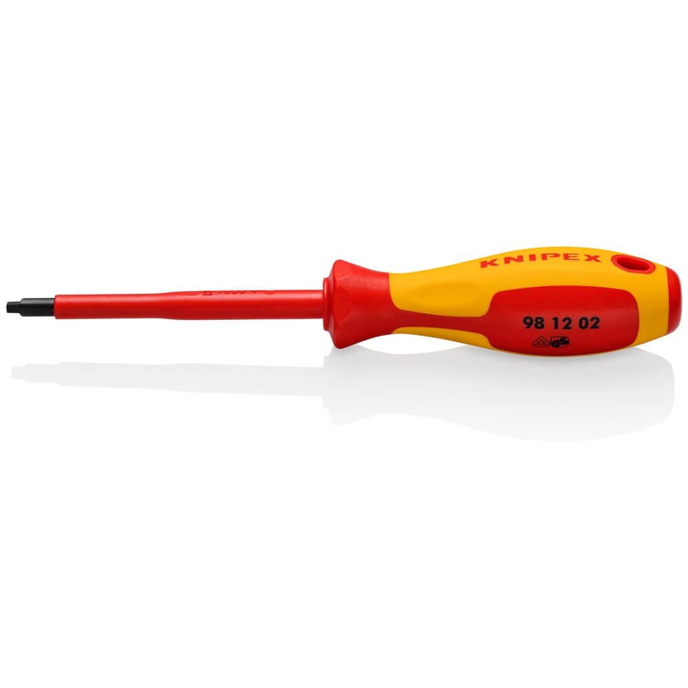Knipex 98 12 02 Vde Insulated Robertson Screwdriver R2 Pk 1 27028