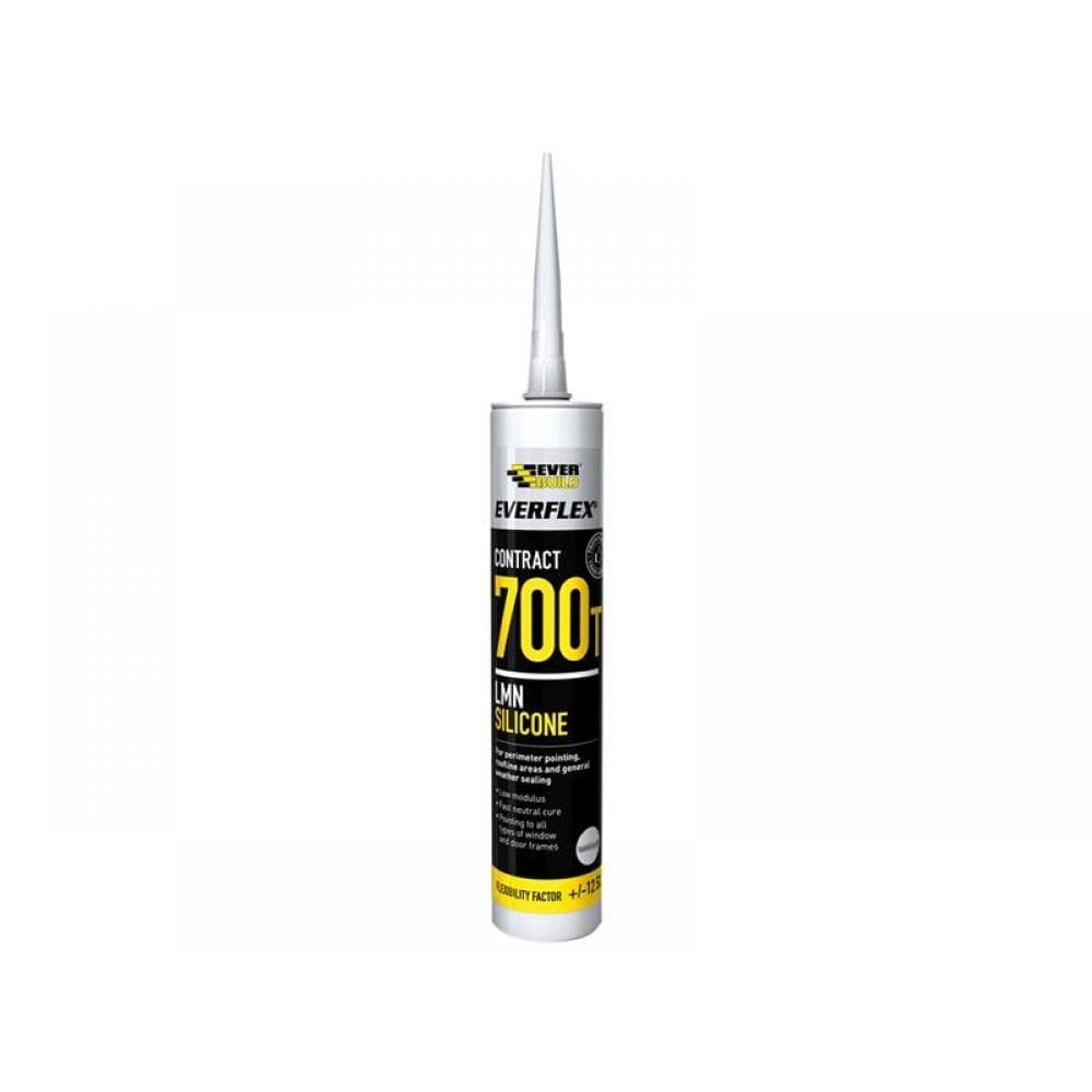 Everbuild Sika 486162 Everflex® 700T Lmn Silicone Black 300Ml