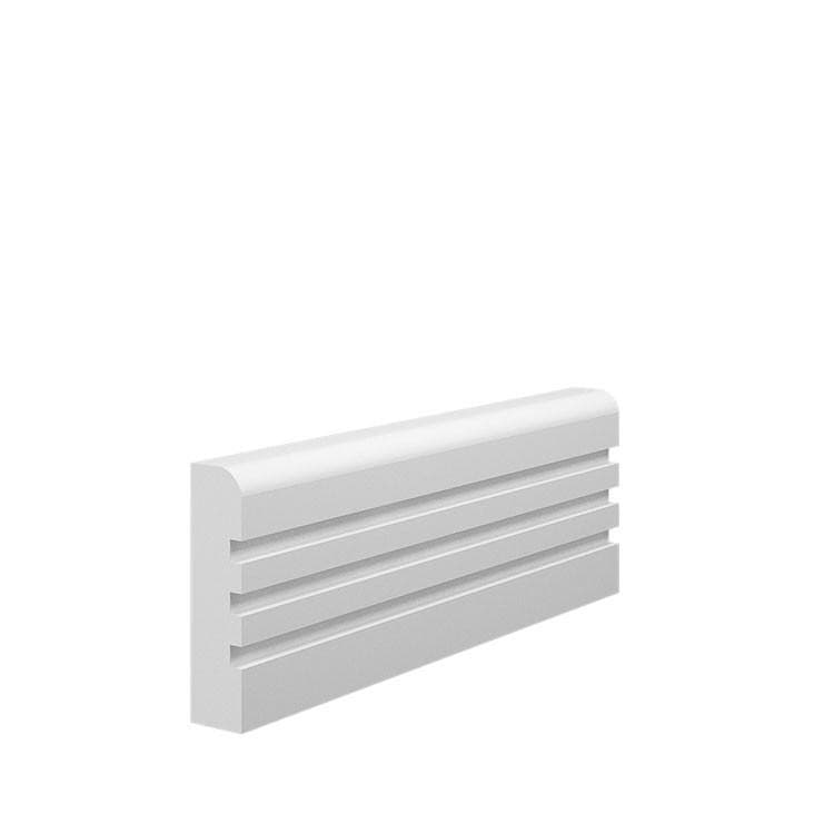 Grooved 3 Bullnose MDF Architrave