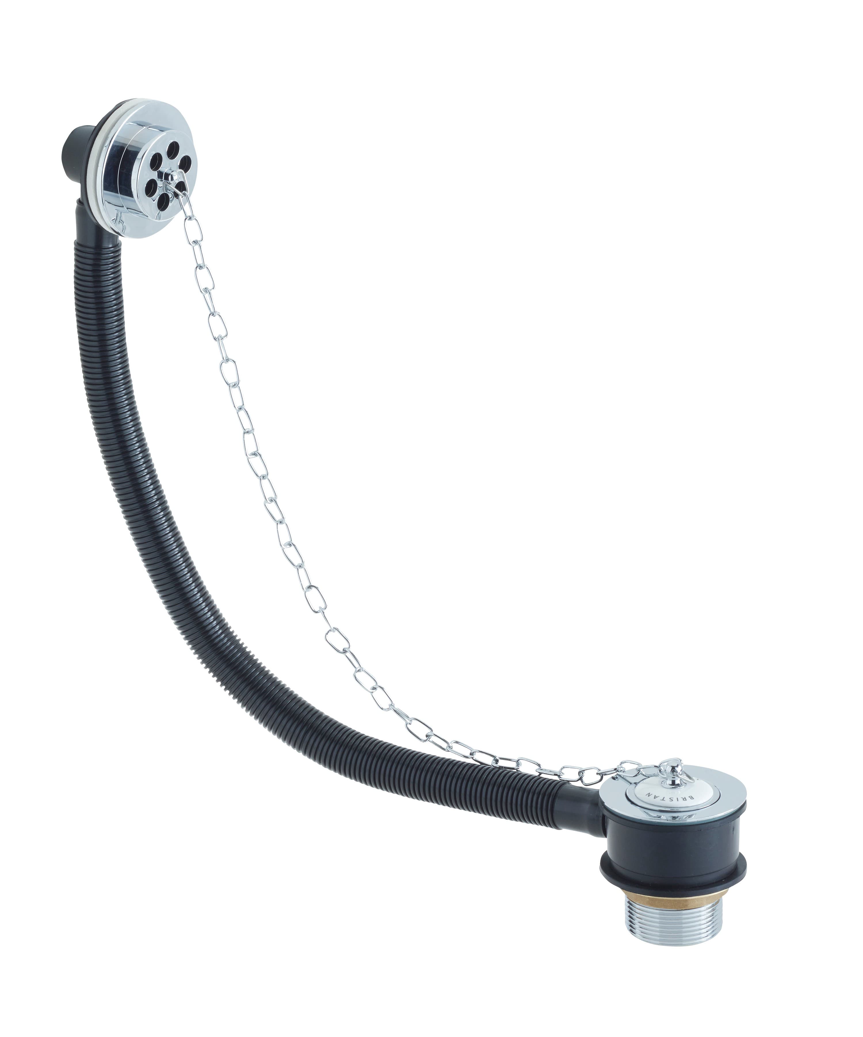 Bristan W BATH01 C Trad Bath Waste with Porcelain Plug Slotted C