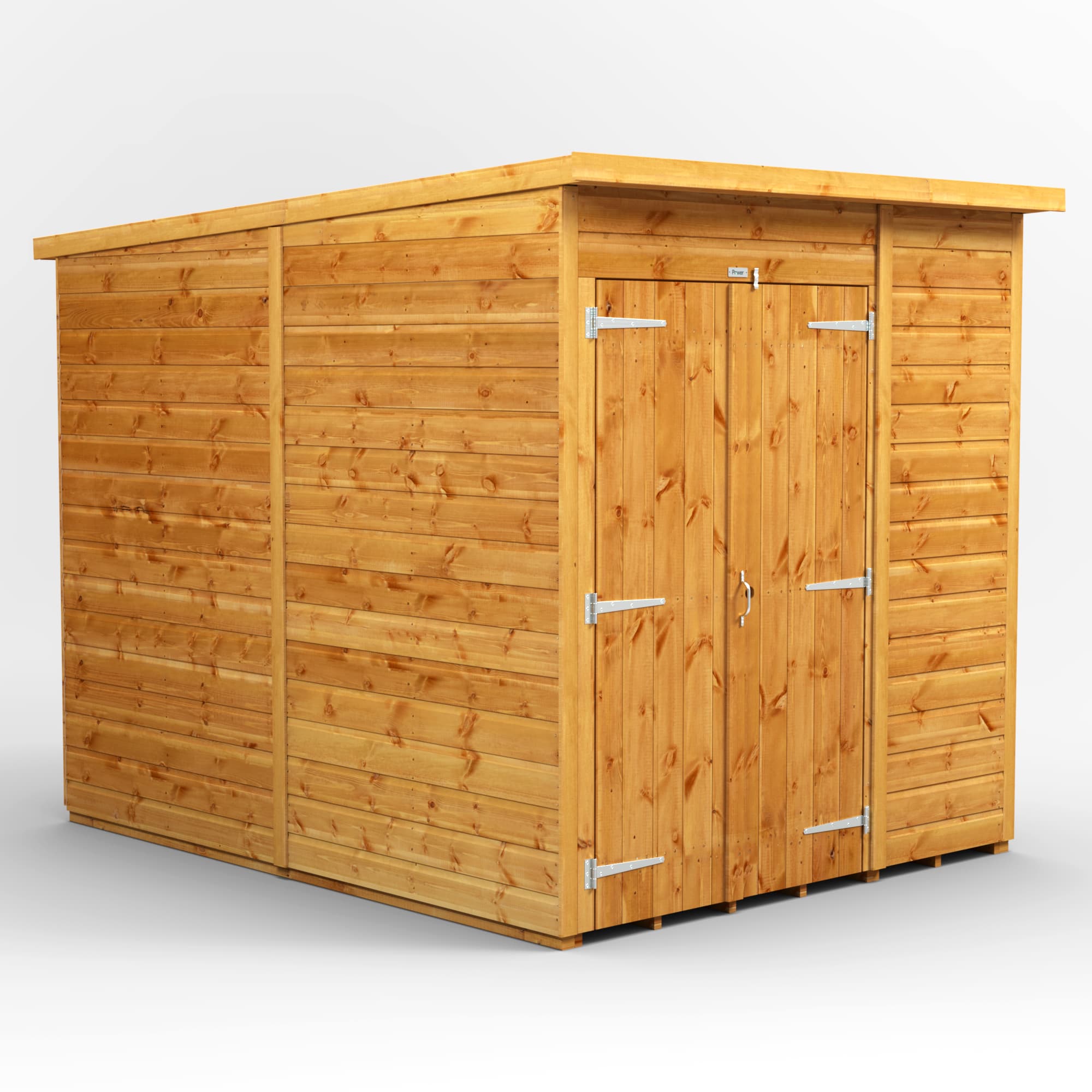 6 x 8 Power Pent Double Door Shed No Windows