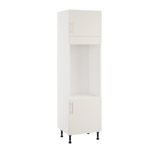 Essence Cashmere Grey MFC Double Oven Tower Type B, 600mm