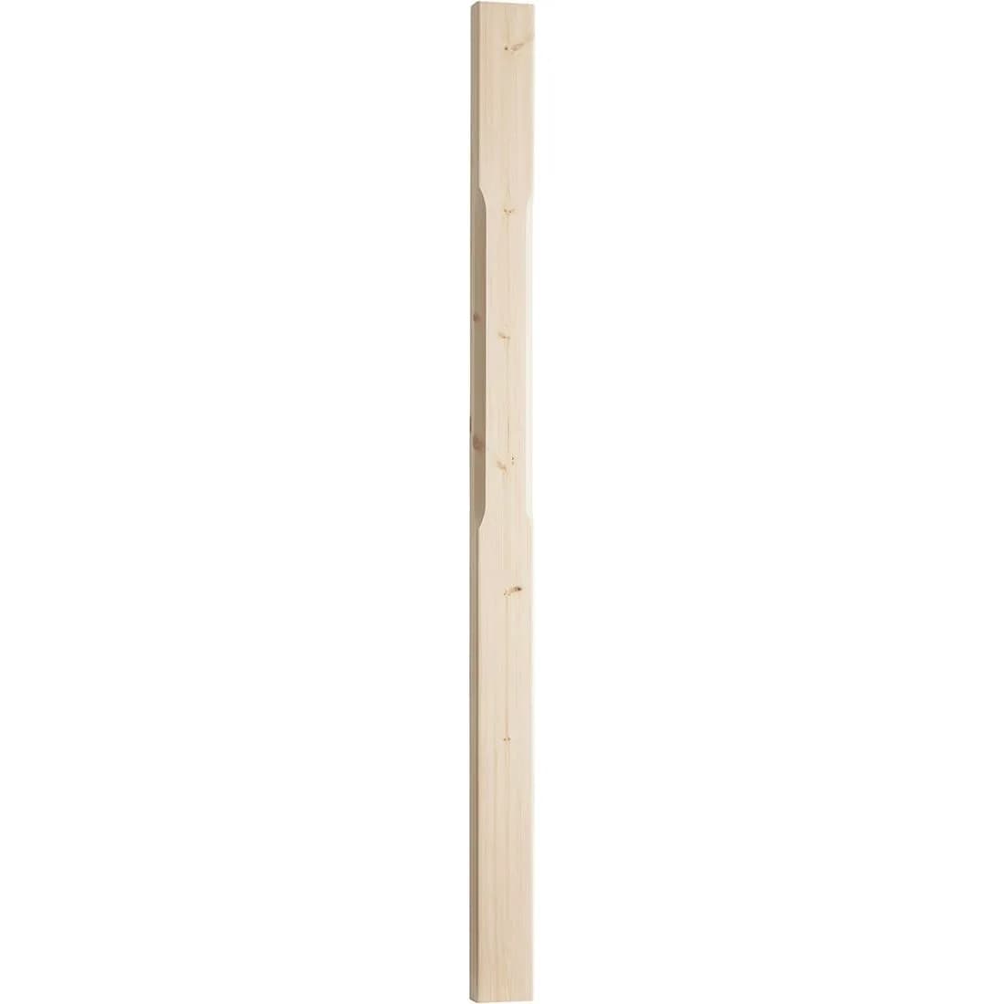 Stair Stop Chamferd Newel Half 91 X 45 X 1500Mm Pine Pefc