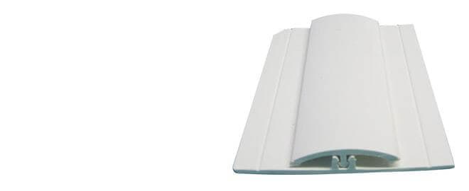 Hygiene Cladding Two Part Joint Strip - for 2-3mm Sheets x 3mtr Length White