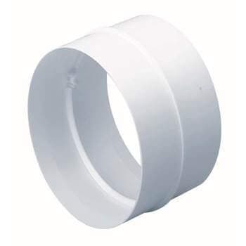 Monsoon Round Ventilation Duct Straight Connector - 125mm