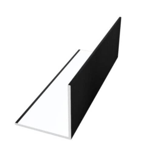 PVC Rigid Angle - 50mm x 5mtr Black Ash Woodgrain