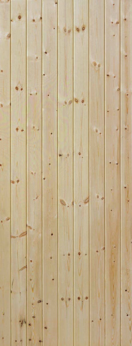 Ledged and Braced Boarded Door - Unfinished - 16 x 1981 x 762mm
