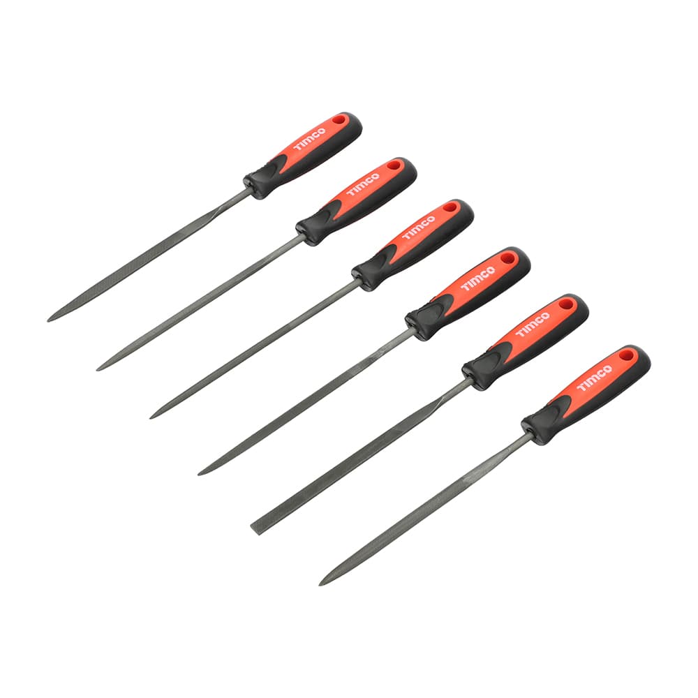 Timco 468252 Needle File Set 6Pc Blister Pack 6