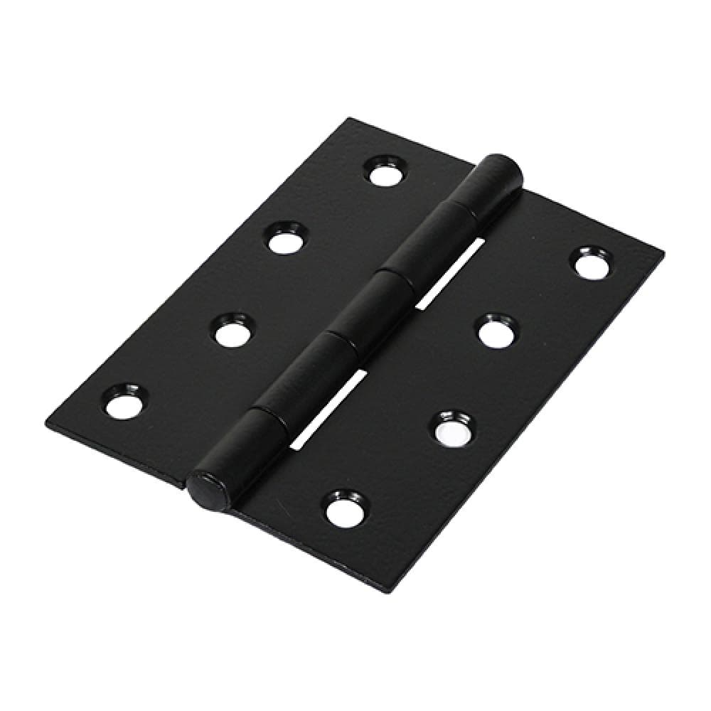 Timco 434401 Butt Hinge - Fixed Pin (1838) - Black 100 X 70