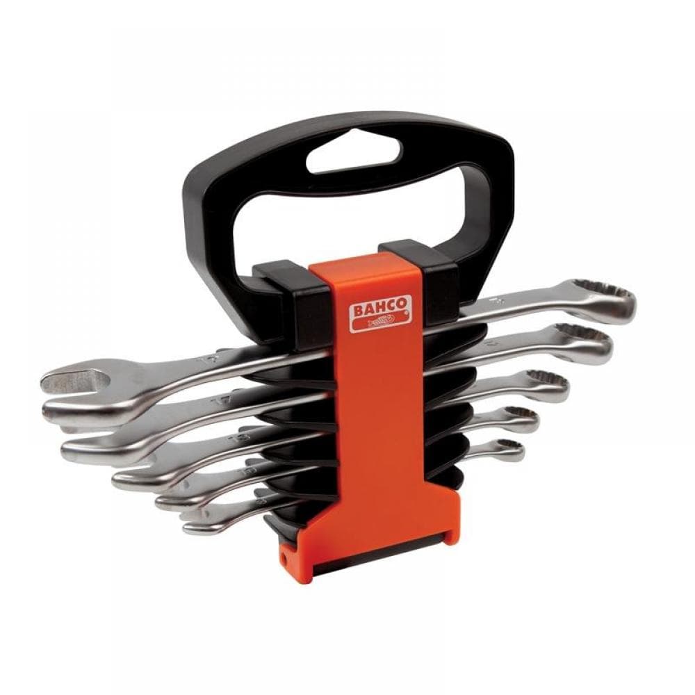 Bahco 111M/SH5 Chrome Polished Combination Spanner Set 5 Piece